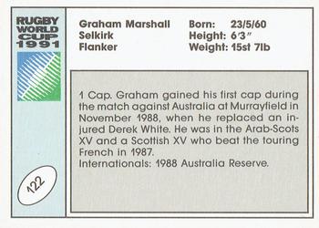 1991 Regina Rugby World Cup #122 Graham Marshall Back